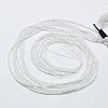 Natural White Jade Beads Strands G-A129-3mm-B05-2
