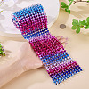 1 Yard 12-Row Resin Spike Stud Cone Flatback Punk Rock Trim Mesh Bead Craft FIND-TA0006-73C-7