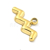 Real 18K Gold Plated PVD Vacuum Plating 304 Stainless Steel Pendants STAS-L278-002G-11-2