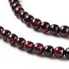 Natural Garnet Beads Strands X-G-F717-14-4