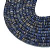 Frosted Natural Sodalite Beads Strands G-K389-C19-01-3