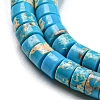 Synthetic Imperial Jasper Dyed Beads Strands G-D077-D01-02H-4