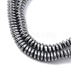 Electroplated Non-magnetic Hematite Beads Strands G-P571-B01-01E-3