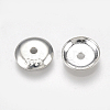 925 Sterling Silver Bead Caps STER-S002-31-7mm-2