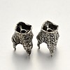 Brass Animal Claw Bead Caps KK-E639-10-2