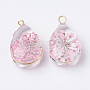 Glass Pendants X-GLAA-Q070-005E-1