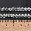 Transparent Glass Beads Strands GLAA-G125-01A-01-5