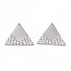 Non-Tarnish 304 Stainless Steel Pendants STAS-B031-18P-2