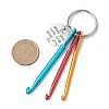 Aluminum Crochet Hooks Keychain KEYC-JKC01013-4