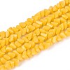 Opaque Glass Beads Strands GLAA-N019-4mm-22-1