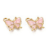 Light Gold Plated Alloy Charms X-ENAM-T009-03E-2