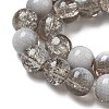 Crackle Glass Beads Strands GLAA-U001-8mm-06-2