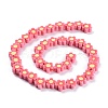 Handmade Flower Polymer Clay Beads Strands LS-CLAY-M003-07K-2