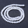 Electroplate Glass Beads Strands EGLA-A034-J2mm-B07-2