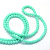 Baking Paint Glass Round Bead Strands DGLA-Q020-8mm-18-3