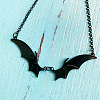 Gothic Bat Wings Alloy Pendant Necklaces FS-WG0FB67-02-1