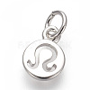 Brass Charms ZIRC-E152-39G-P-RS-1