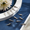 12Pcs 304 Stainless Steel Pendants STAS-LP0001-35-3