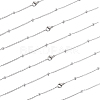 SUNNYCLUE 12Pcs 304 Stainless Steel Satellite Chain Necklaces Set NJEW-SC0001-14B-1