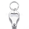 Iron Nail Clippers and Bottle Opener AJEW-I045-02P-2