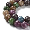 Dyed Natural Malaysia Jade Beads Strands G-G021-01C-02-4
