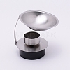 Stainless Steel Essential Oil Aroma Burner AJEW-WH0188-53P-1