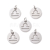 304 Stainless Steel Charms STAS-Q201-T445-7S-2