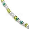 Glass Beaded Necklace NJEW-Z029-05O-2