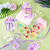 Clear PVC Candy Gift Packaging Boxes with Ribbon & Artificial Flower CON-TAC0001-20E-9
