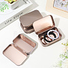 4Pcs Iron Jewelry Storage Boxes with Hinged Lid CON-SP0001-20C-3