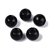 Natural Obsidian European Beads G-Q607-02U-1