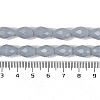 Opaque Solid Color Beads Strands EGLA-N013-P8mm-D05-4