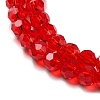 Transparent Glass Beads EGLA-A035-T4mm-D07-4