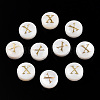 Natural Freshwater Shell Beads SHEL-N036-01X-1