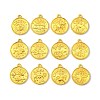Tibetan Style Alloy Pendants PALLOY-E196-G-2