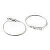 Iron Huggie Hoop Earring Findings IFIN-E025-01D-P-2