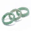 Natural Green Aventurine Beaded Stretch Bracelets BJEW-S137-17-2