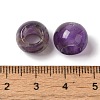 Natural Amethyst European Beads G-N342-03M-3
