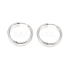 Tarnish Resistant 202 Stainless Steel Huggie Hoop Earrings X-EJEW-F111A-25mm-P-1
