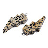 Natural Dalmatian Jasper Pendants G-N332-53-A14-3