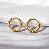 304 Stainless Steel Huggie Hoop Earrings EJEW-G272-02-8mm-G-1