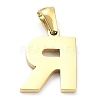 Ion Plating(IP) 316L Surgical Stainless Steel Pendants STAS-Q247-01G-18-2
