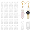 72Pcs Transparent Acrylic Connector Charms TACR-PH0002-01-6