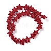 Synthetic Coral Dyed Carved Beads Strands CORA-K009-06B-04-2