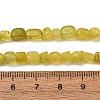 Natural Korea Olive Jade Nuggets Beads Strands G-T150-A02-03-4