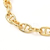 Brass Mariner Link Chains Necklaces NJEW-JN03718-5