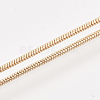Brass Round Snake Chain Necklace Making MAK-T006-11A-KC-3