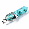 Transparent Epoxy Resin Pendants RESI-Q215-001-NR-3