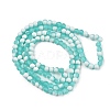 Frosted Crackle Glass Beads Strands GLAA-U001-8mm-M02-3