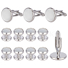 2 Styles Brass Natural Shell Cufflinks FIND-FG0004-92-1